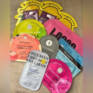 12 Piece beauty bundle, face mask, Sephora, Loops, Tony Moly